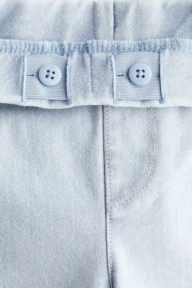 اتش اند ام بنطلون واسع بمظهر دنيم